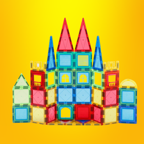 103 PCS Magnetic Tiles for Kids, Stem Learning Toys, Montessori Magnetic Blocks for kids and toddlers