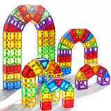 32 Pcs Magnetic Tiles for Kids, Stem Learning Toys, Montessori Magnetic Blocks for kids and toddlers