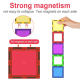 60 pcs Magnetic Tiles for Kids, Stem Learning Toys, Montessori Magnetic Blocks for kids and toddlers